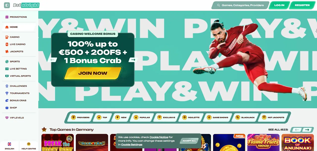 BetAlright Casino Casino